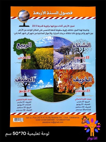 فصول السنة الاربعة